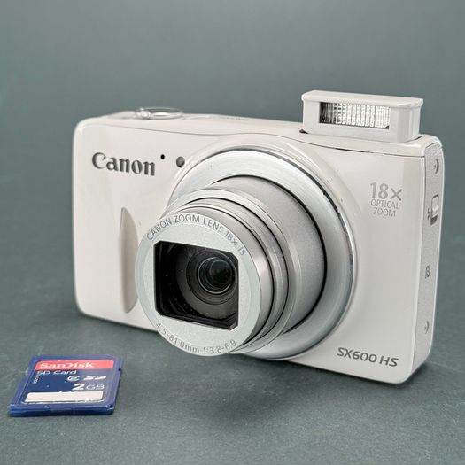 Canon PowerShot SX600 HS 16.0MP Digital Camera - White