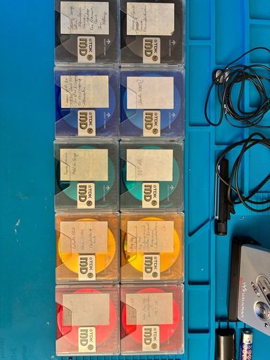 Minidisc - TDK Colors 80 Minutes - all tested.