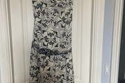 Brand new savida cream and black midi  dress with label