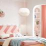 Feather Pendant Light, LED White Feather Lamp Shade Ceiling, E27 Light Fittings Ceilings, Applicable to Bedroom, Living Room, Dining Room Image 6