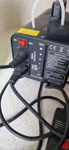 smoke machine package inc remote and fog