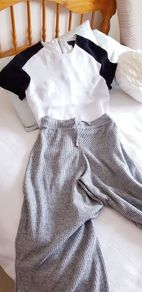 Topshop Black & White Top - Size 6