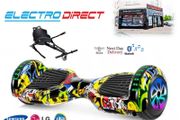 6.5 inch Hoverboard Shark RGB Bluetooth HipHop + HoverKart for Sale