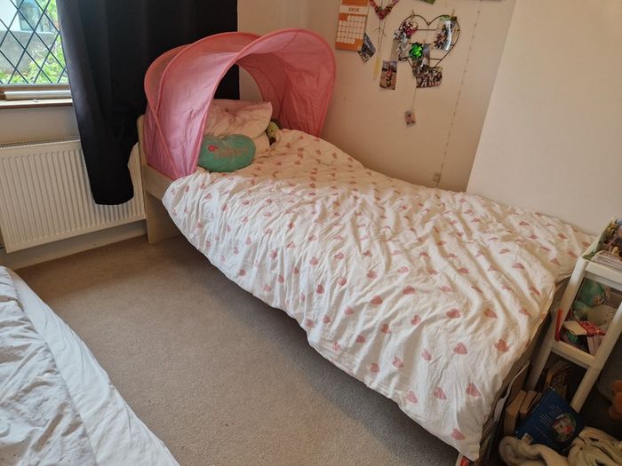 Single ikea kids bed X2  in great condition