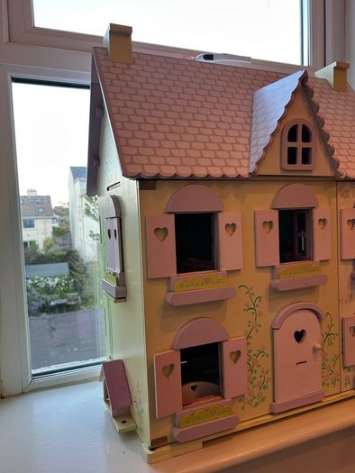 Large wooden dolls house