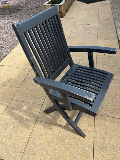 garden chairs x 5