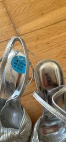 Ladies Silver Sandals new with tags  Primark