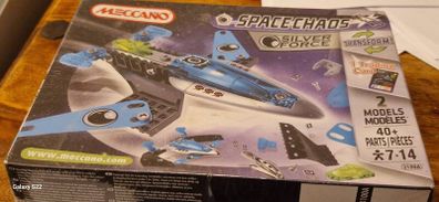 Brand New & Sealed  Meccano Space Chaos Silver Force 2-in-1 Set