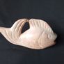 Two Stone Carved  Fish & a Stone Carved Bud Vase Image 9