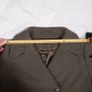 Marks & Spencer Dark Olive Green Textured Button Up Wool Peacoat Short Coat 18UK/46EU Image 9