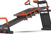 Fitness Equipment FITTGym FITT Gym MultiGym Home Workout Machine, Collapsible &amp; Easy Assemble, Adjustable Positioning for Total Body, Orange, Large