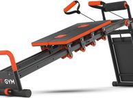 main image for ad Fitness Equipment FITTGym FITT Gym MultiGym Home Workout Machine, Collapsible &amp; Easy Assemble, Adjustable Positioning for Total Body, Orange, Large