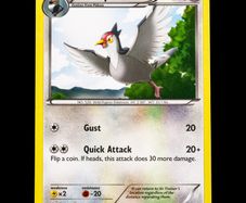 Tranquill 15/30 BW Trainer Kit Excadrill Zoroark Promo Pokemon Card Black and White 2011