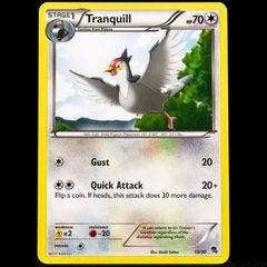 Tranquill 15/30 BW Trainer Kit Excadrill Zoroark Promo Pokemon Card Black and White 2011