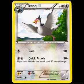 Tranquill 15/30 BW Trainer Kit Excadrill Zoroark Promo Pokemon Card Black and White 2011