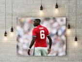 Paul Pogba manchester united player printed Wall picture 3mm foamex board printed picture on it wall board wall decor wall art picture