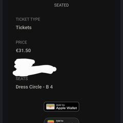 1 ticket - Emma Doran 13/06/26 Theatre Royal, Waterford