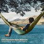 NEW SALE | Camping Hammock with Mosquito Net, Ultralight 210T Parachute Nylon with Two 10FT Tree Straps for Outdoor Camping Accessories Image 4