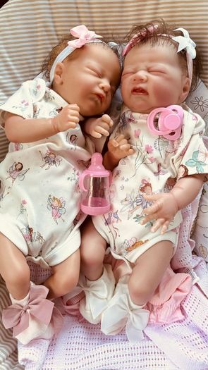 doll  reborn twins very cute