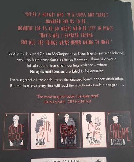 Noughts and Crosses by Malorie Blackman