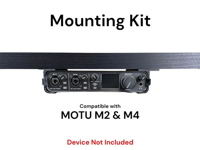 Desk Mount Kit for Motu M2 & M4 - Under Desk Mount Brackets