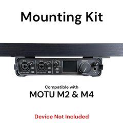 Desk Mount Kit for Motu M2 & M4 - Under Desk Mount Brackets