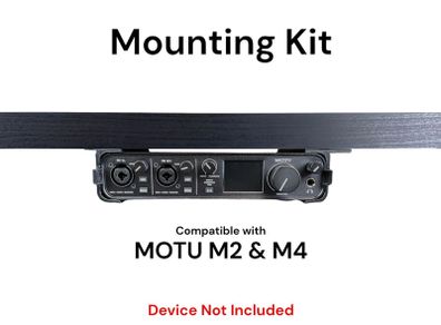 Desk Mount Kit for Motu M2 & M4 - Under Desk Mount Brackets