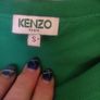 Genuine Kenzo Paris green tiger head t-shirt size S Perfect condition Postage included Image 3
