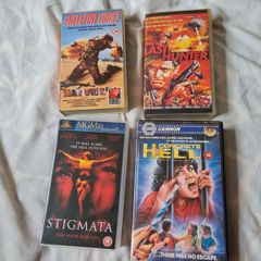 4 vhs movies in excellent condition details in description