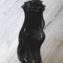 7pc Hair Extensions Set Black FREE POSTAGE Image 3