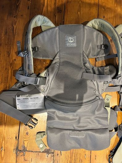 Baby and toddler sling / carrier. Stokke MyCarrier Front and back carrier