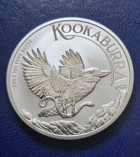 Australia 2024 Kookaburra 1 Oz Silver 1 Dollar