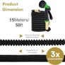 Flexi Hose Expandable Garden Hose  50FT Heavy Duty Water Hose, Retractable Hose with 2cm Brass Fittings Expandable Hose Design Includes Spray Nozzle Image 6