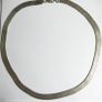 Vintage Modernist Sterling Silver 925 Herringbone Necklace  - Italy - Circa 1970's - 37g Image 3