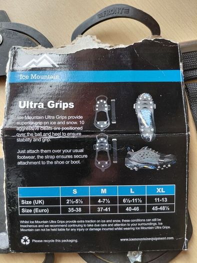 Ice shoe grips