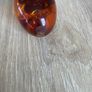 Vintage Amber Resin Egg Image 2
