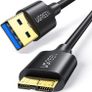 Hard Drive Cable, USB 3.0 Type A to Micro USB B Cable, External Hard Drive Lead Compatible with Western, Seagate Expansion, Toshiba Canvio, Galaxy S5 Note 3, Camera Image 3