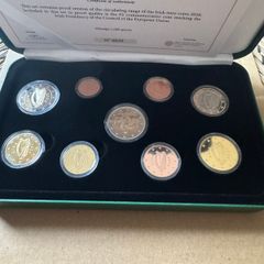 2026 Ireland Euro Coin Set. 5.88 Euro. 9 Coins. Proof