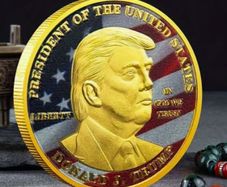 Non-Circulation  Donald Trump Commemorative Coin, new, unopened.