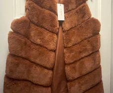 New Tan Fur Gilet
