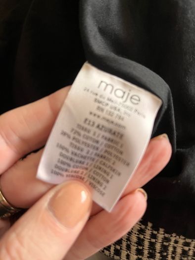 Maje bomber jacket