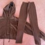 Zara brown tracksuit Image 6