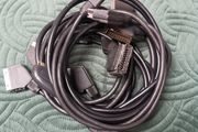 Assortment of SCART to SCART cables