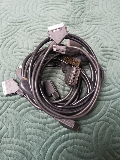 Assortment of SCART to SCART cables
