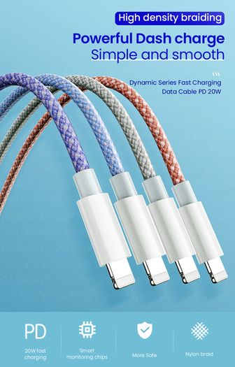 Super Fast Charger Cable For Apple iPhone 15 Plus Pro Type C to Type C Braided
