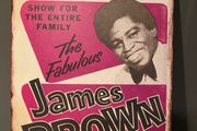 James Brown Tin Metal sign