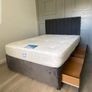 New Stylish single ,Double 4ft, 4ft6, King 5ft And 6ft Superking Sizes Divan Beds Instock. Drawers And Optional Tufted Mattresses Available. Free Delivery Image 6