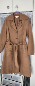 Tan Brown Faux Suede coat from H&M size M 10/12