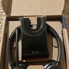 Poly Plantronics Voyager 4320 UC Wireless Headset  Bluetooth + USB Adapter