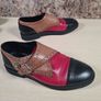 womens ARMANI JEANS leather shoes BROGUES slip on multicoloured Size UK 3 EU 36 boys girls Image 9